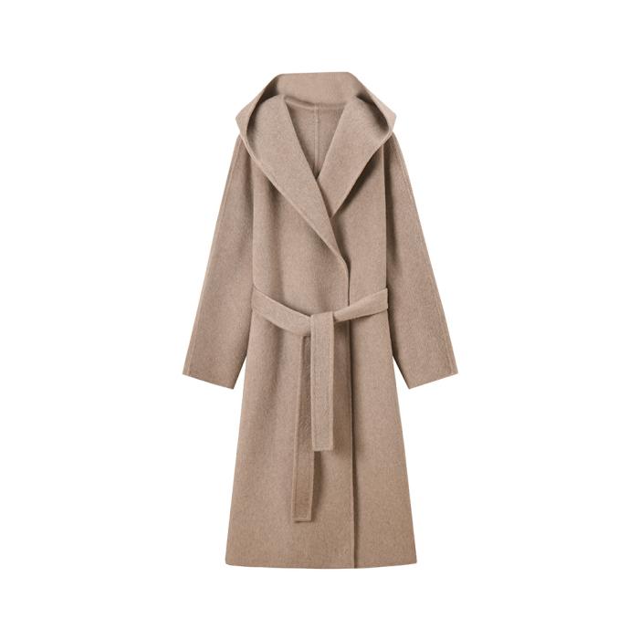 Belted wool-blend coat | Womens Coats Coats Coats