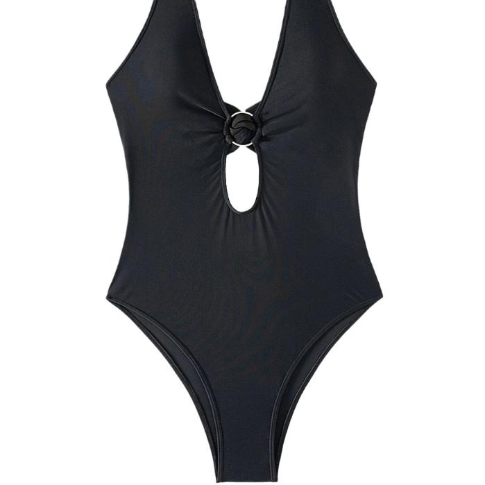 Celine cut-out seersucker swimsuit | Womens Beachwear Beachwear Beachwear