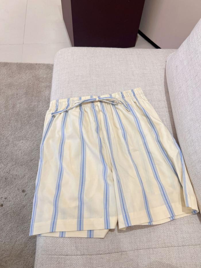 Chiara striped cotton-poplin shorts | Womens Shorts Shorts Shorts