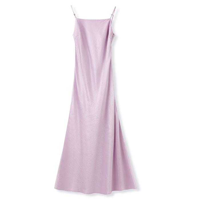 Crinkled satin maxi wrap dress | Womens Dresses Dresses Dresses