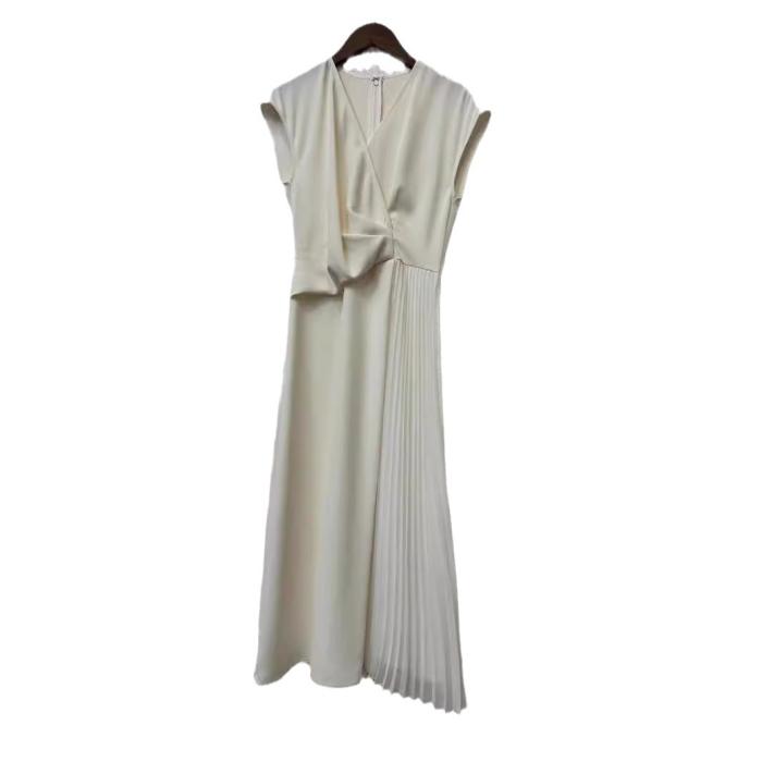 Crystal-embellished pleated chiffon midi dress | Womens Dresses Dresses Dresses