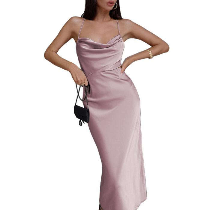 Deyon draped satin gown | Womens Dresses Dresses Dresses