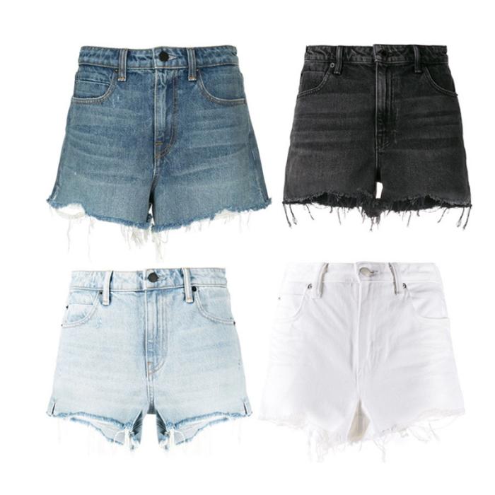 Distressed denim shorts | Womens Shorts Shorts Shorts