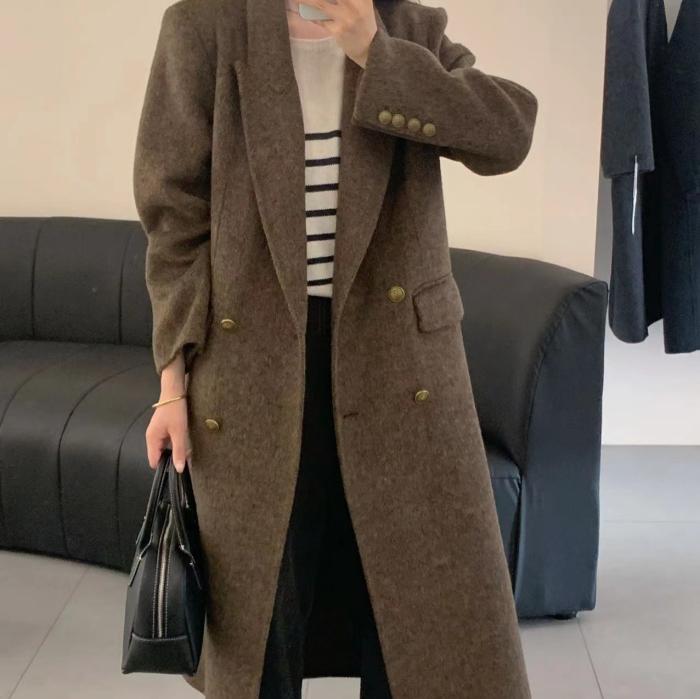 Double-breasted wool coat | Womens Coats Coats Coats