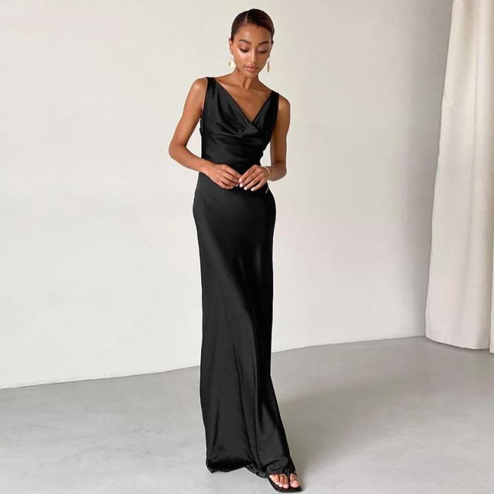 Draped stretch-jersey maxi dress | Womens Dresses Dresses Dresses