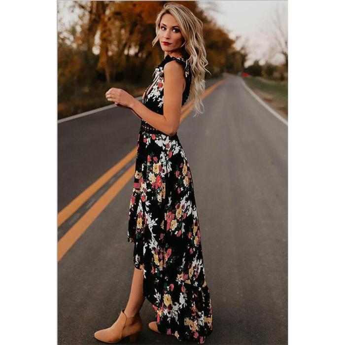 Floral-print chiffon maxi dress | Womens Dresses Dresses Dresses