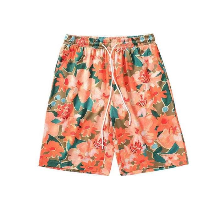 Fruit Garden printed satin shorts | Womens Shorts Shorts Shorts