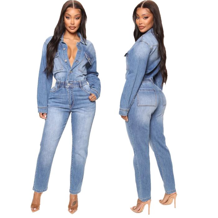 Harper Ankle stretch-denim jumpsuit | Womens Jumpsuits & Playsuits Jumpsuits & Playsuits Jumpsuits & Playsuits