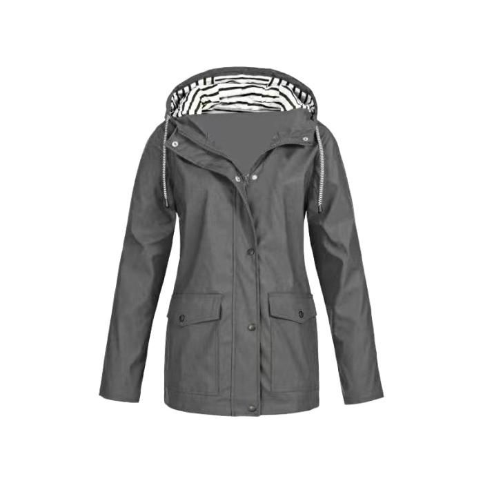 Hooded rubberised jacket | Womens Jackets Jackets Jackets