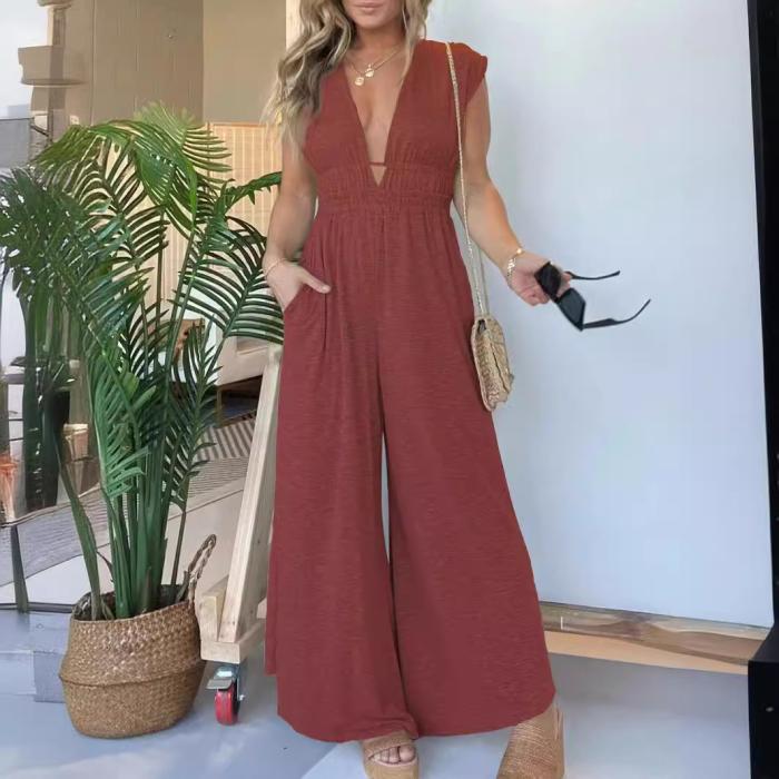 Iris linen jumpsuit | Womens Jumpsuits & Playsuits Jumpsuits & Playsuits Jumpsuits & Playsuits