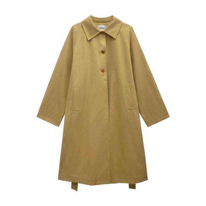 Long gabardine car coat | Womens Coats Coats Coats