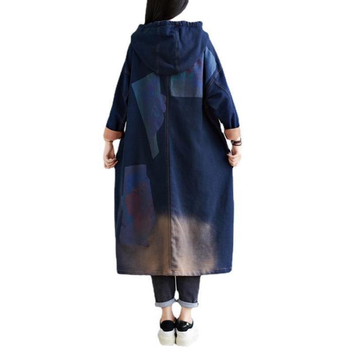 Obsess printed layered twill coat | Womens Coats Coats Coats