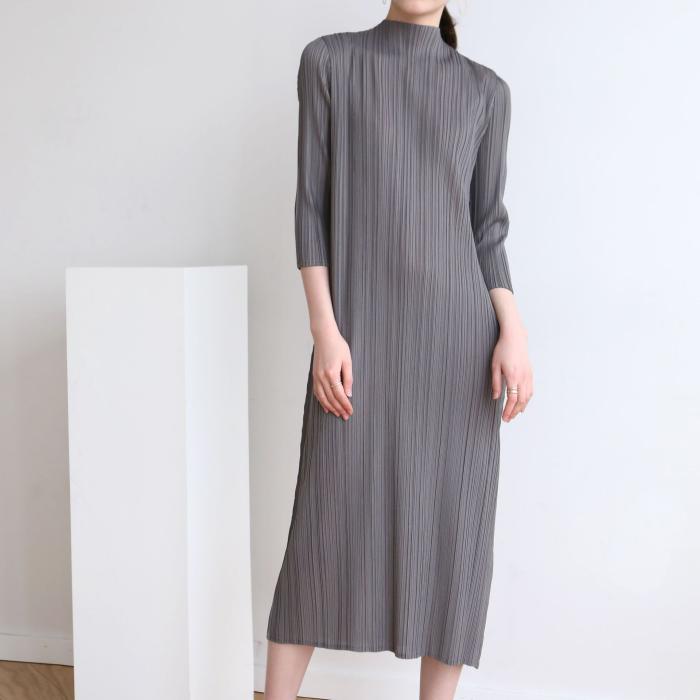 Roll-neck ribbed wool midi dress | Womens Dresses Dresses Dresses