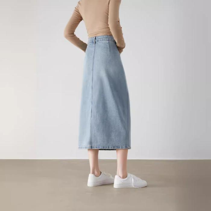 Sibyl panelled denim midi skirt | Womens Skirts Skirts Skirts