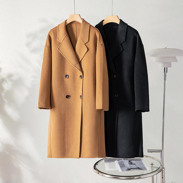 Thea double-breasted wool-blend coat | Womens Coats Coats Coats