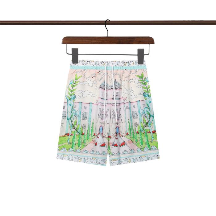 Vase printed linen shorts | Womens Shorts Shorts Shorts