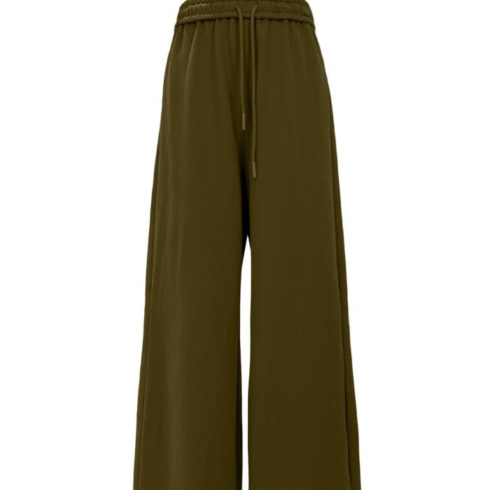 Wide-leg silk-satin trousers | Womens Trousers Trousers Trousers