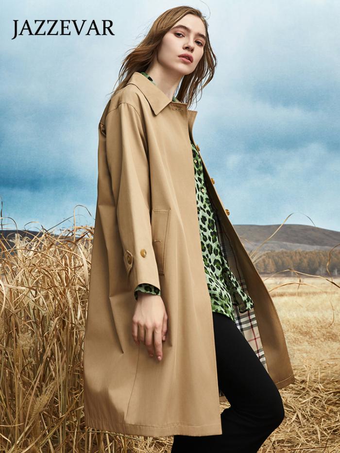 Long gabardine car coat | Womens Coats Coats Coats