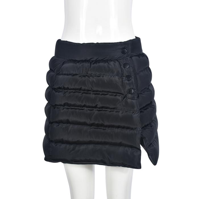 Asymmetric quilted shell mini skirt | Womens Skirts Skirts Skirts